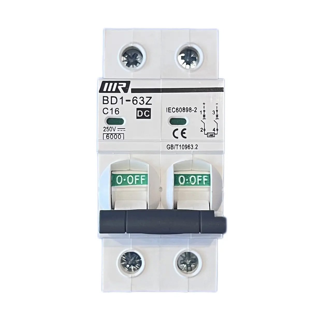 Magnetotérmico Corriente continua 16A 250 VDC